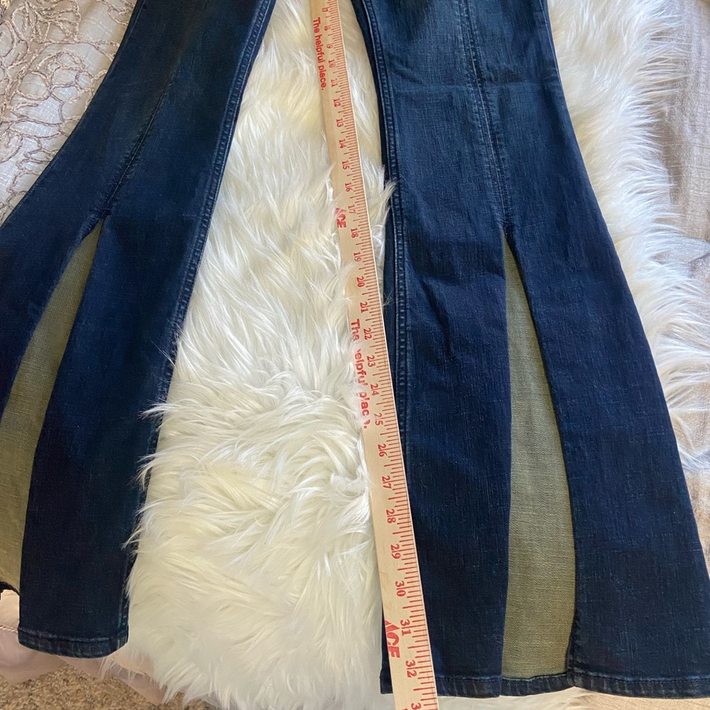 Dear John Sz 27 Women’s Dark Indigo Flare Jeans - Picture 6 of 12